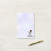 Overkoalafied Pun Cute Koala in Top Hat Post-it® Notes (Op bureau)