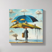 overkoepelende wereld canvas afdruk (Voorkant)