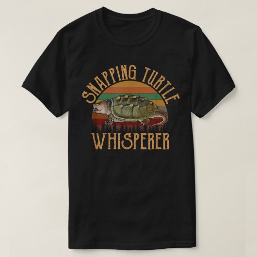 Overkomstproblemen — Snapping Turtle Whisperer Sna T-shirt (Design voorkant)