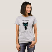 Overladen en piekerend schattig angst T-Shirt (Voorkant volledig)