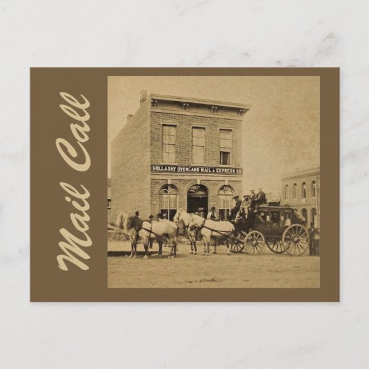 Overland Mail Briefkaart (Voorkant)