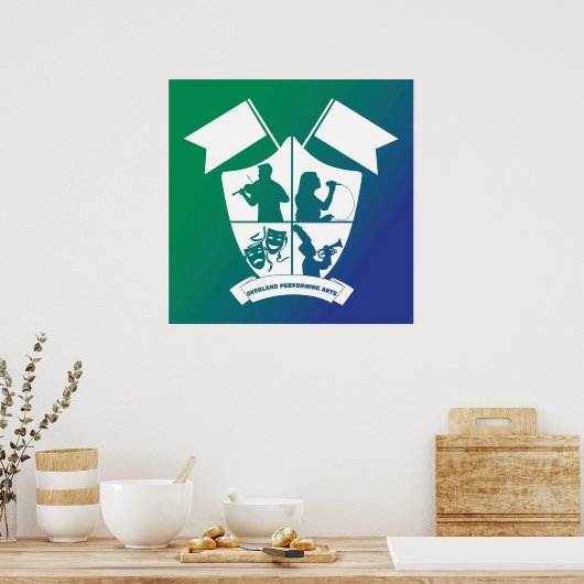 Overland PA Department Crest Poster (Keuken)