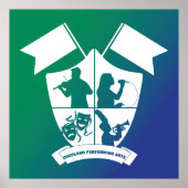 Overland PA Department Crest Poster (Voorkant)