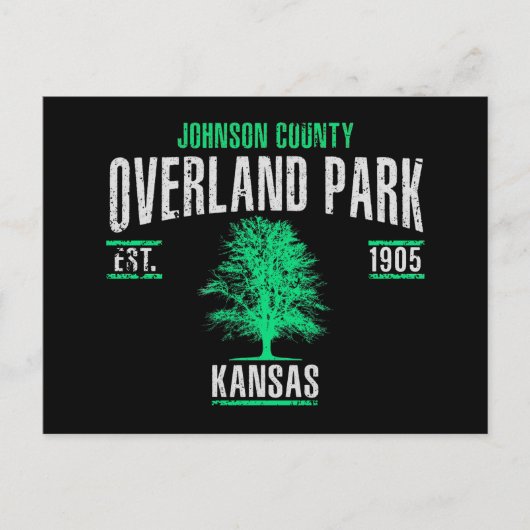 Overland Park Briefkaart (Voorkant)