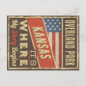 Overland Park Kansas Briefkaart (Voorkant)