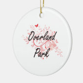 Overland Park Kansas City Artistisch design met ma Keramisch Ornament (Links)