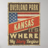 Overland Park Kansas Poster (Voorkant)