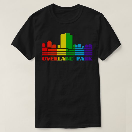 Overland Park Pride Overland Park LGBT Gift LGBTQ T-shirt (Design voorkant)