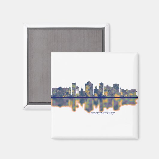 Overland Park Skyline Magneet (Voorkant / Achterkant)