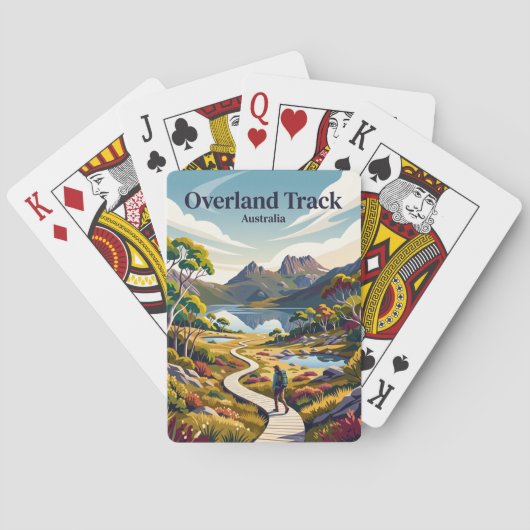 Overland Track Australië Pokerkaarten (Achterkant)