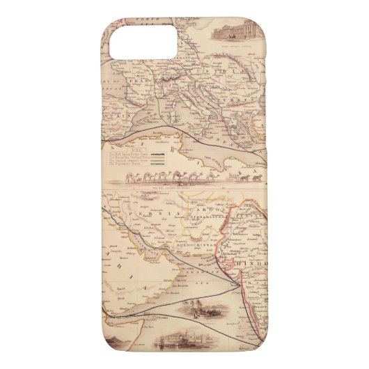 Overlandroute naar India Case-Mate iPhone Case (Achterkant)