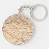 Overlandroute naar India Sleutelhanger (Achterkant)