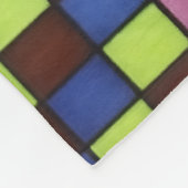 Overlapped Blocks Fleece Deken (Hoek)