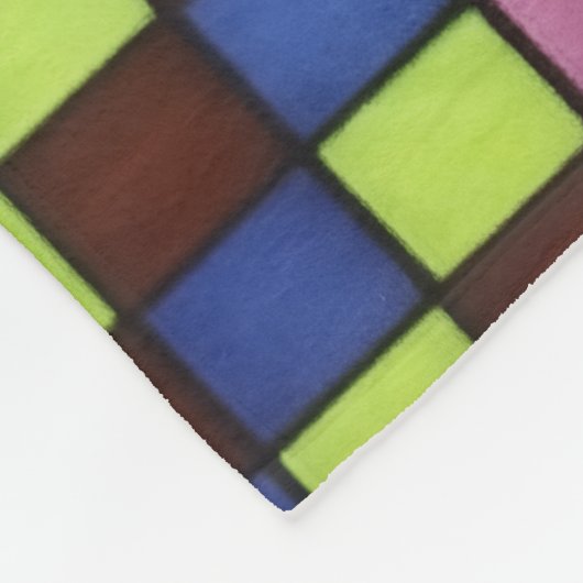 Overlapped Blocks Fleece Deken (Hoek)