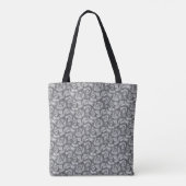 Overlappend Abstract spiralenpatroon Tote Bag (Achterkant)