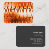 Overlappend Sinaasappel Visitekaartje (Voorkant / Achterkant)