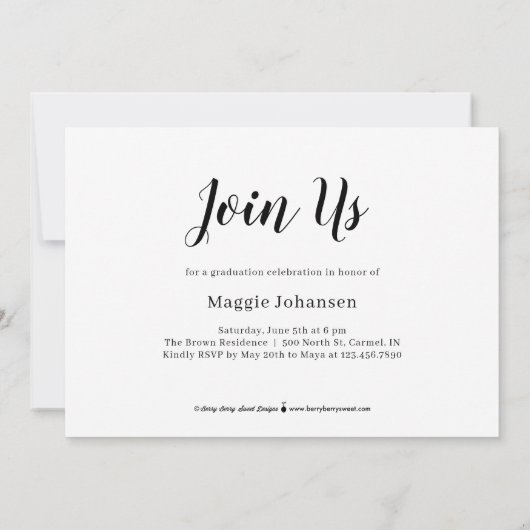 Overlappende Aankondiging Afstuderen van Foto's Ui (Achterkant)