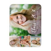 Overlappende Afstuderen van Foto's Aankondiging Ma Magneet (Verticaal)