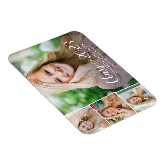 Overlappende Afstuderen van Foto's Aankondiging Ma Magneet (Rechterzijde)