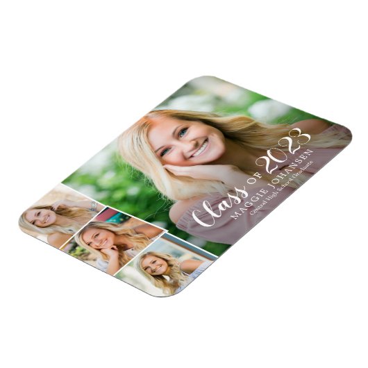 Overlappende Afstuderen van Foto's Aankondiging Ma Magneet (Linkerzijde)