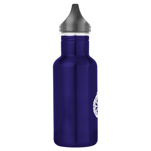 Overlappende bloemvormige Genji-karren Waterfles (Links)