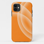 Overlappende bollen - Oranje iPhone Case (Achterkant)