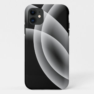 Overlappende bollen - Zwarte iPhone draagtas Case-Mate iPhone Case