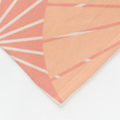 Overlappende Chinese fans Fleece Deken (Hoek)