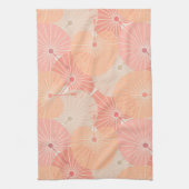 Overlappende Chinese fans Theedoek (Verticaal)