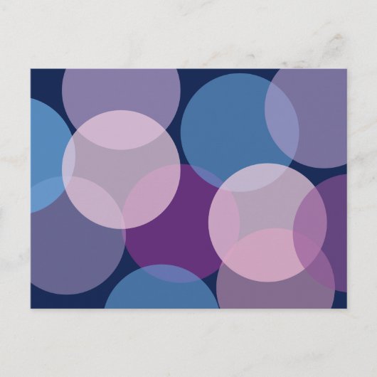 Overlappende Cirkels Briefkaart (Voorkant)