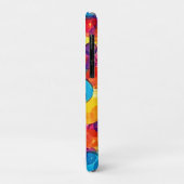 Overlappende Cirkels Kleur Chaos Kunst Case-Mate iPhone Case (Achterkant/links)