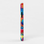 Overlappende Cirkels Kleur Chaos Kunst Case-Mate iPhone Case (Achterkant/rechts)