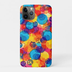 Overlappende Cirkels Kleur Chaos Kunst Case-Mate iPhone Case