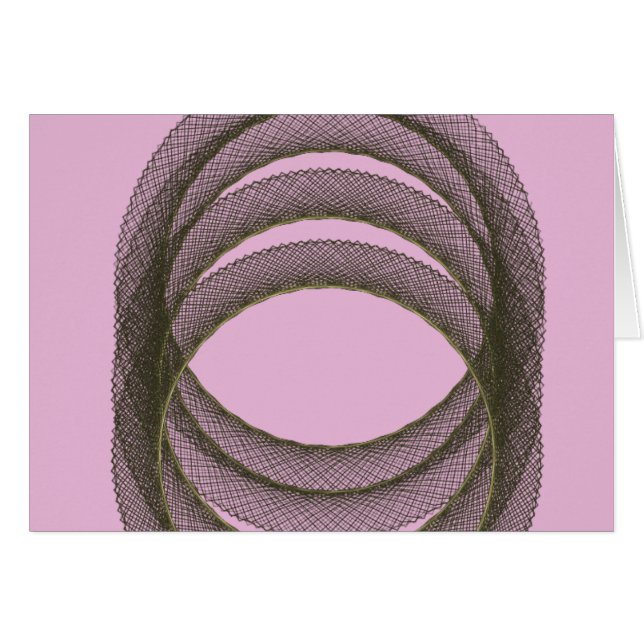 overlappende cirkels op abstracte paarse achtergro (Voorkant Horizontaal)