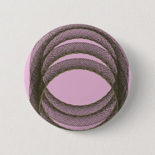 overlappende cirkels op abstracte paarse achtergro ronde button 5,7 cm