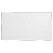 Overlappende cirkels wit boven Bleek grijs patroon Kussensloop (Voorkant-Links)