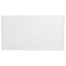 Overlappende cirkels wit boven Bleek grijs patroon Kussensloop