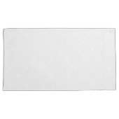 Overlappende cirkels wit boven Bleek grijs patroon Kussensloop (Voorkant-Rechts)