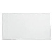 Overlappende cirkels wit boven Bleek grijs patroon Kussensloop (Achterkant-Links)