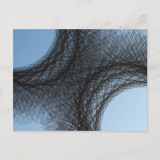 overlappende donkere cirkels briefkaart (Voorkant)
