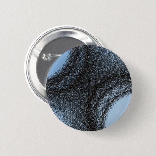 overlappende donkere cirkels ronde button 5,7 cm (Voorkant /achterkant)