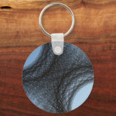 overlappende donkere cirkels sleutelhanger (Voorkant)