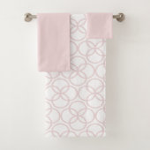 Overlappende ellipse en grijze bad handdoek (Insitu)