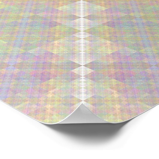 Overlappende factor schaakborden poster (Hoek)