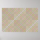 Overlappende factor schaakborden poster (Voorkant)