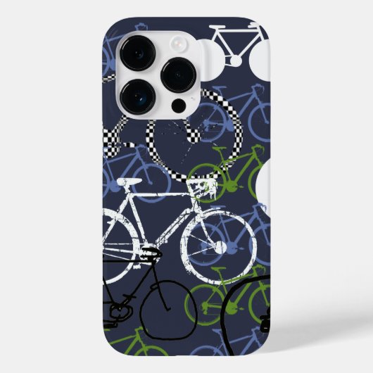 Overlappende fietsen Case-Mate iPhone case (Achterkant)