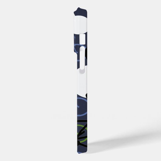 Overlappende fietsen Case-Mate iPhone case (Achterkant / Links)