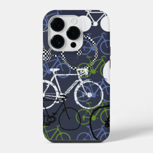 Overlappende fietsen iPhone 14 plus hoesje