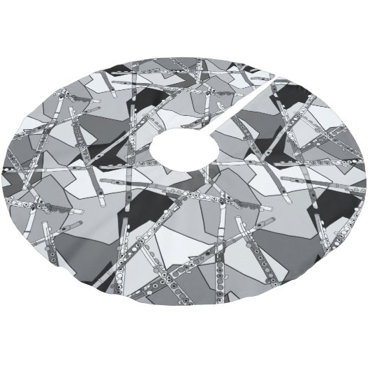 Overlappende fluiten kerstboom rok (Gekanteld)