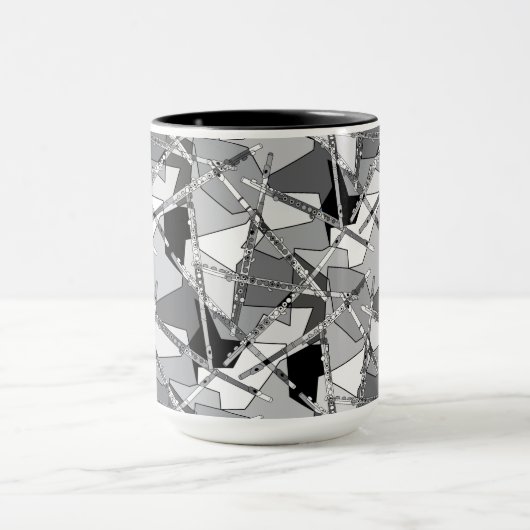 Overlappende fluiten Mok (Midden)